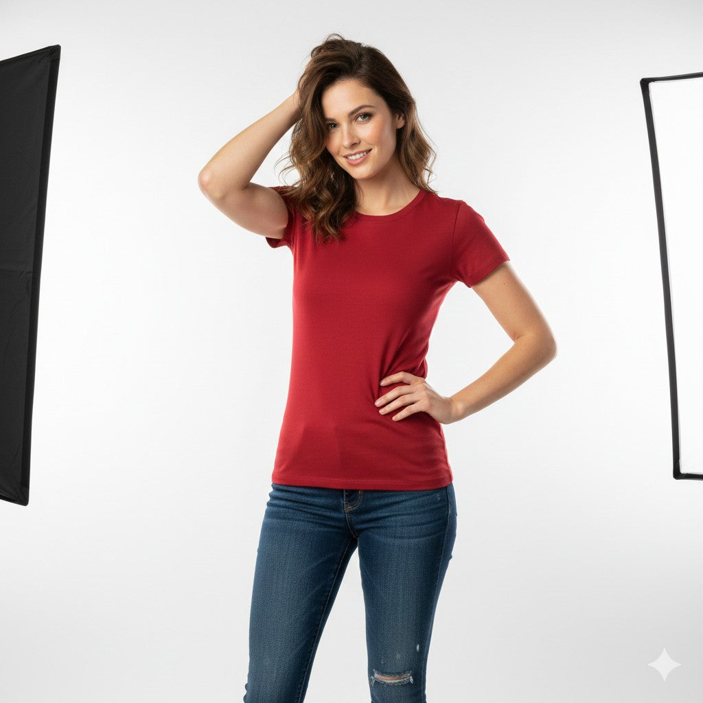 Cotton T-shirt short sleeve