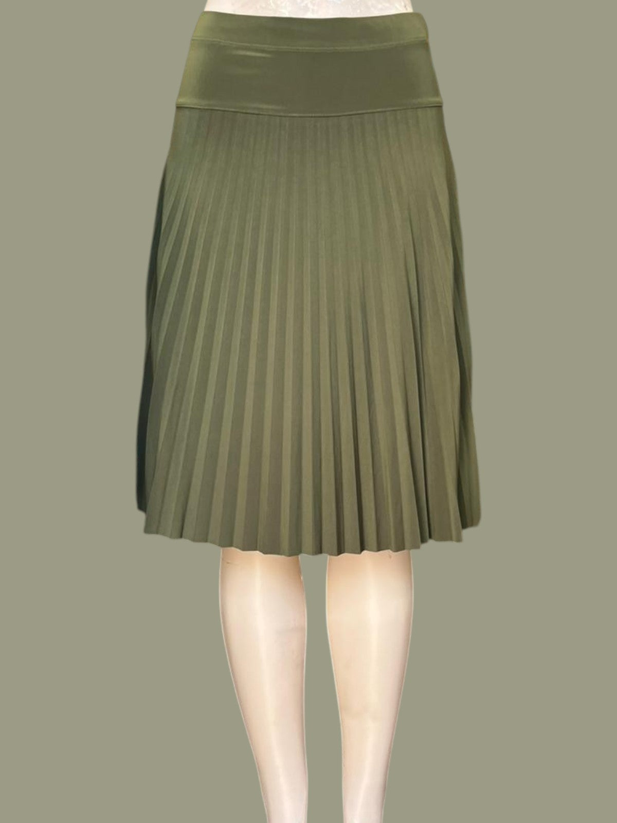 Midi Pleated Skirt- D003SK