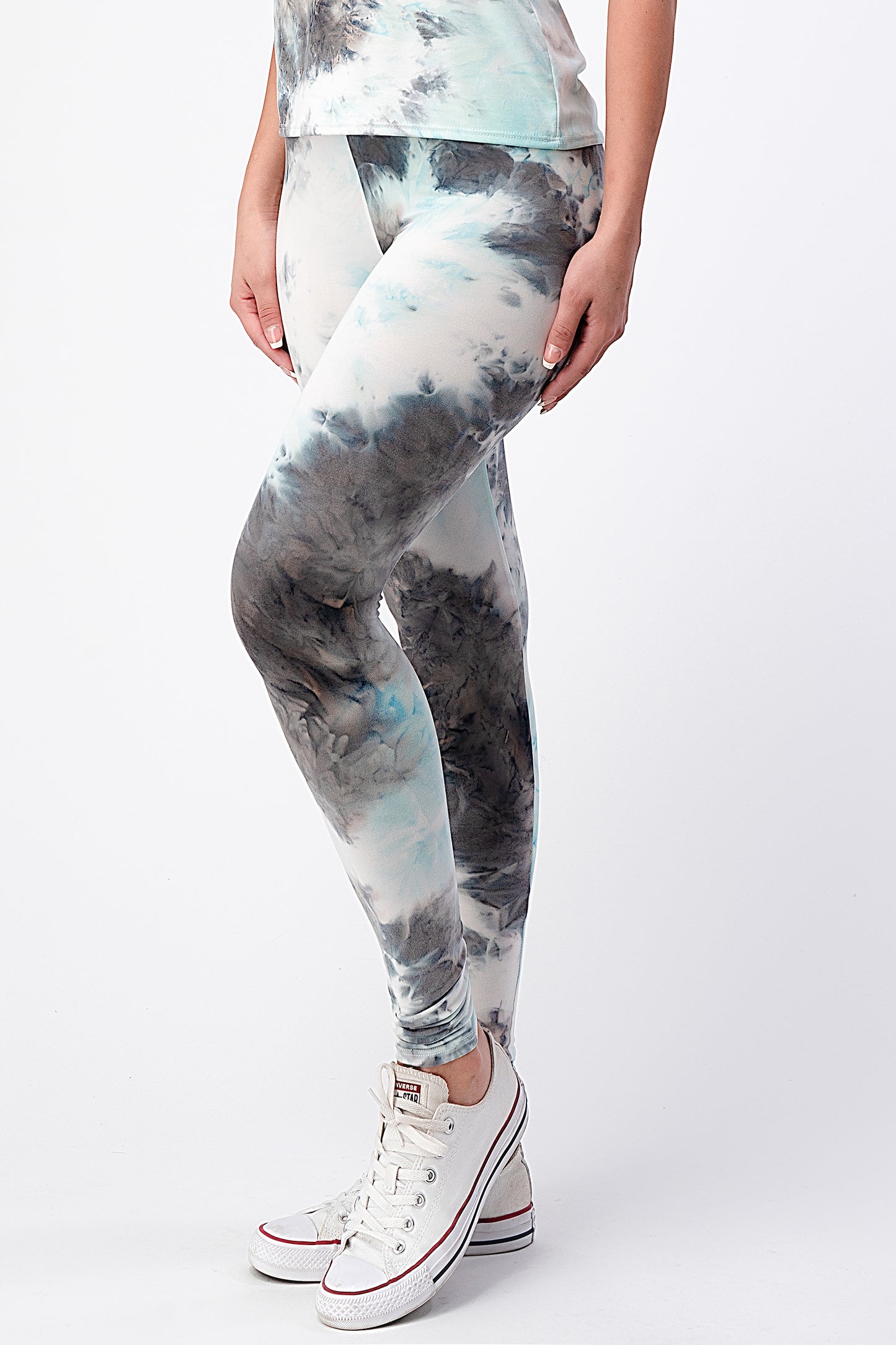 Tie-Dye T-shirt and Leggings Set