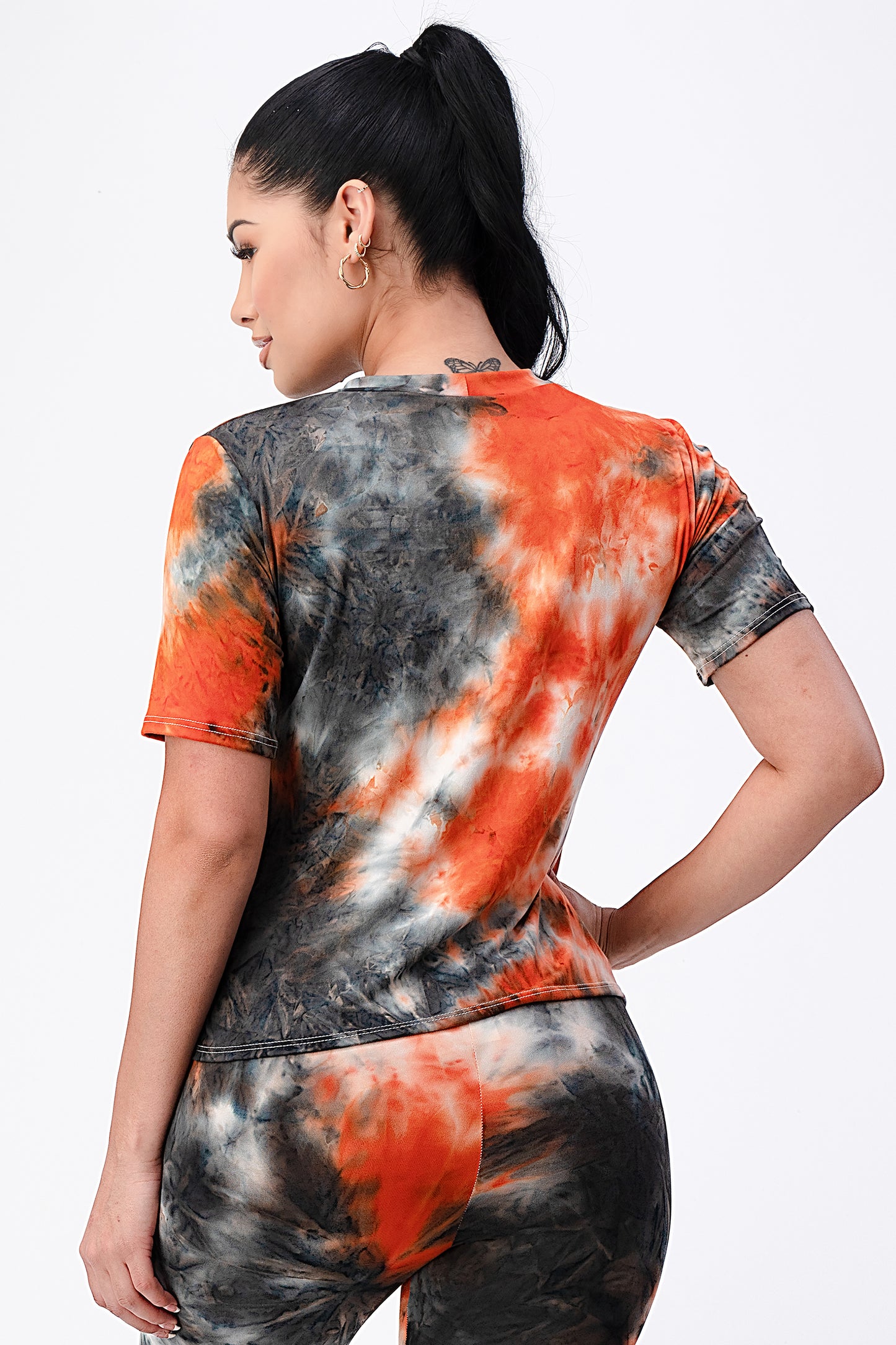 Tie-Dye T-shirt and Leggings Set