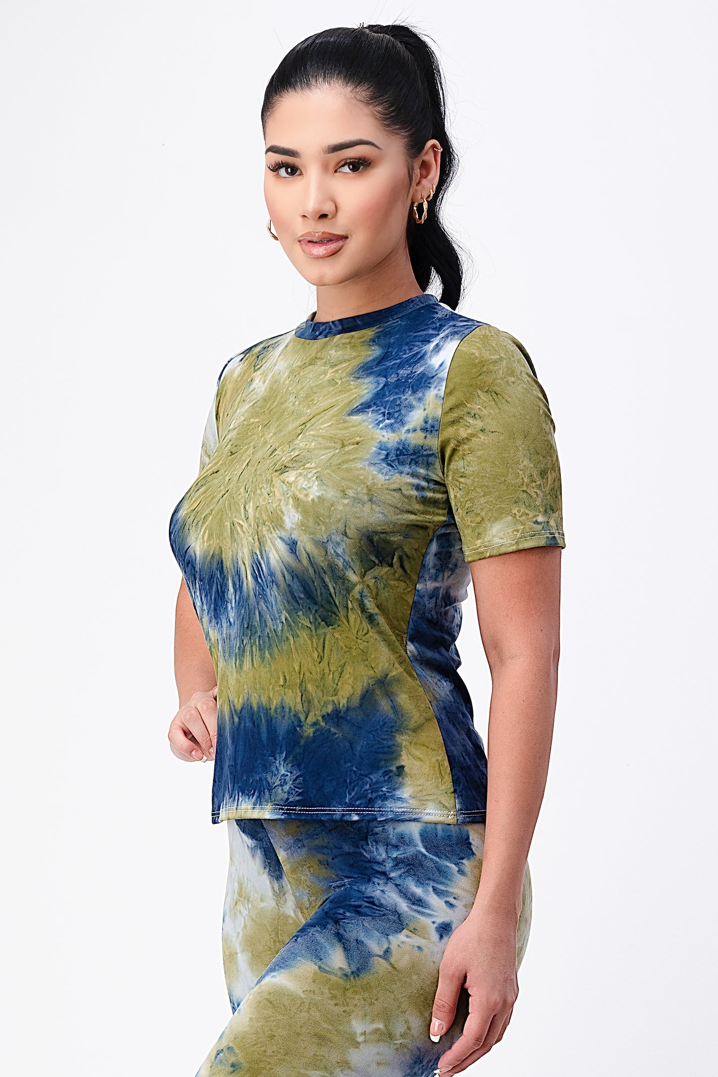 Tie-Dye T-shirt and Leggings Set