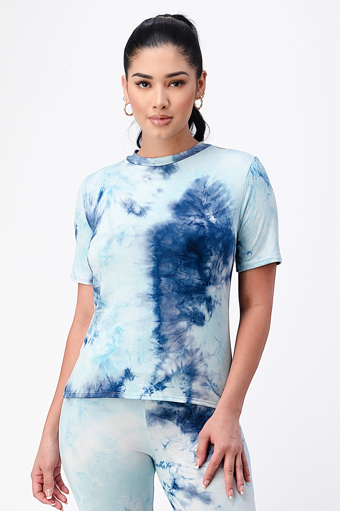 Tie-Dye T-shirt and Leggings Set