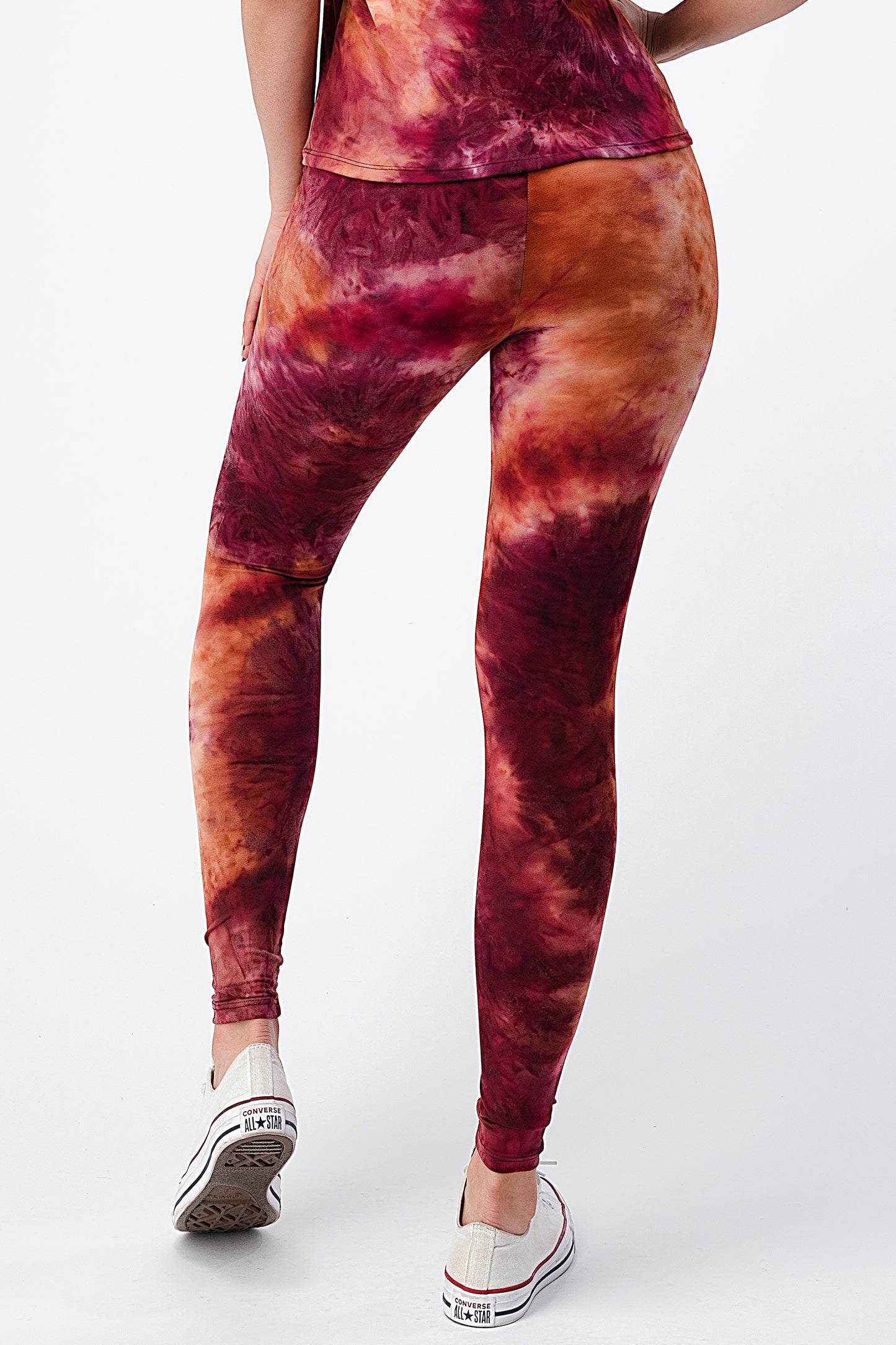 Tie-Dye T-shirt and Leggings Set