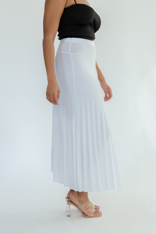 Long Pleated Skirt- D001S