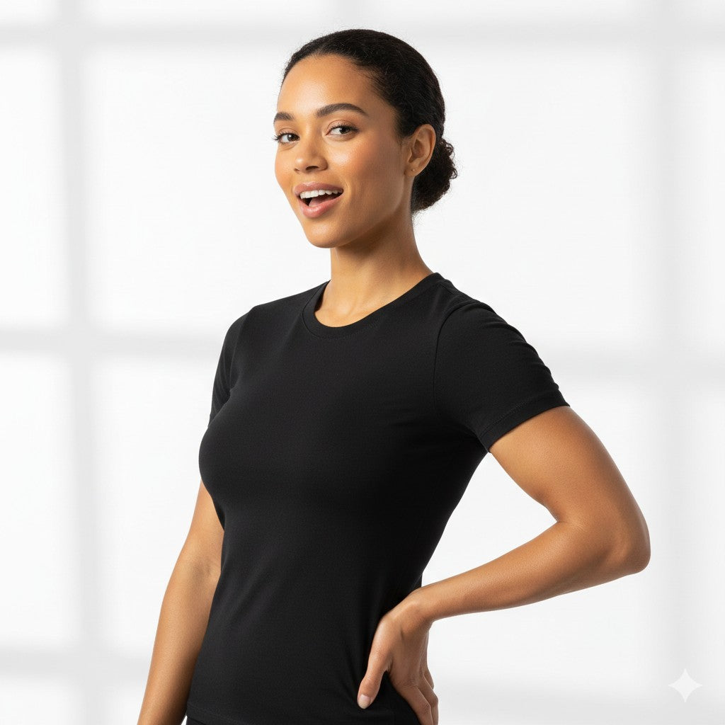 Cotton T-shirt short sleeve