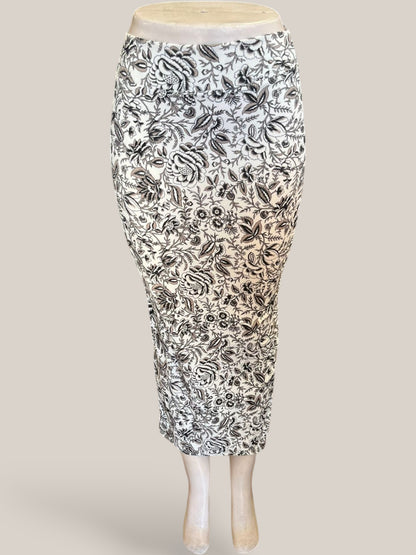 SK101_long Pencil skirt