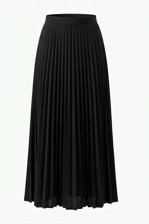 Long Pleated Skirt- D001S