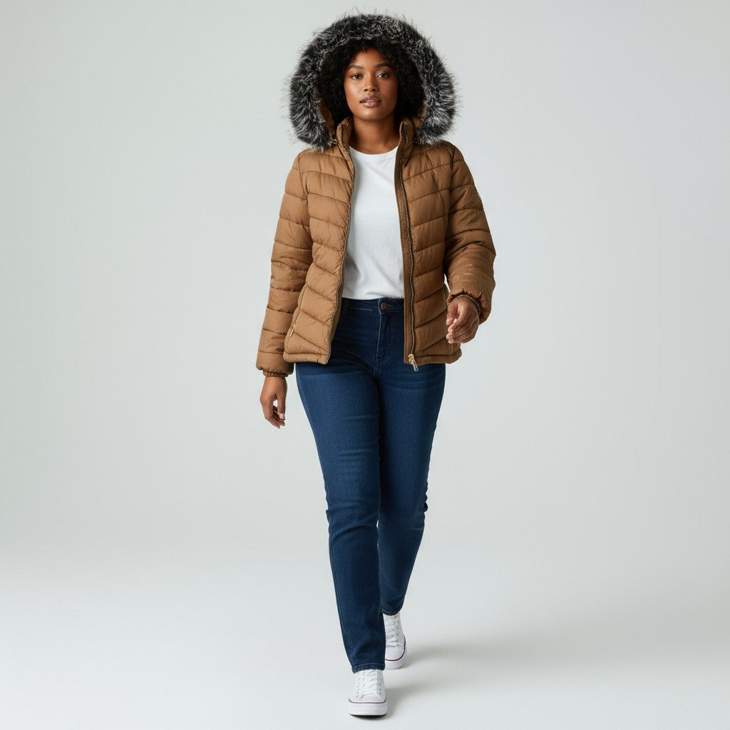 Puffer jacket for women