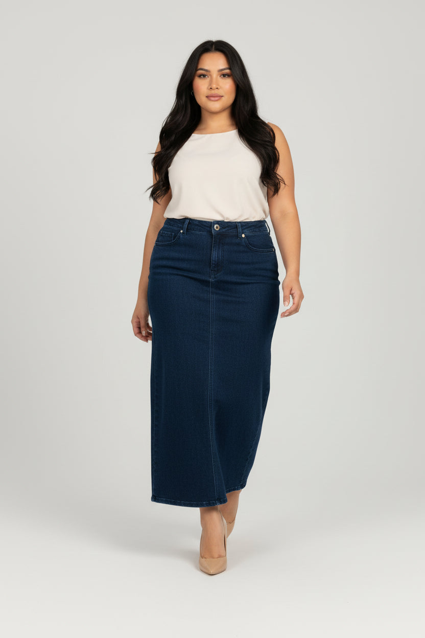 Denim Skirt Plus