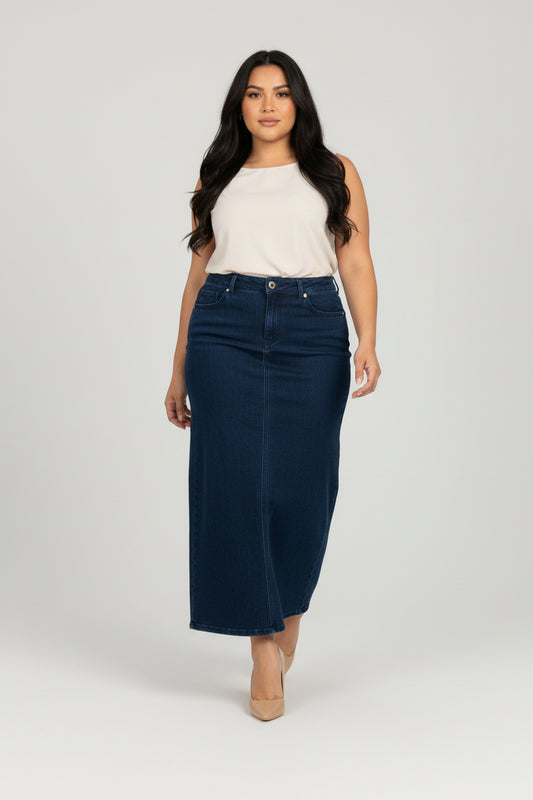 Denim Skirt Plus