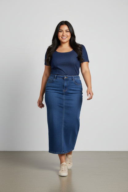 Denim Skirt Plus