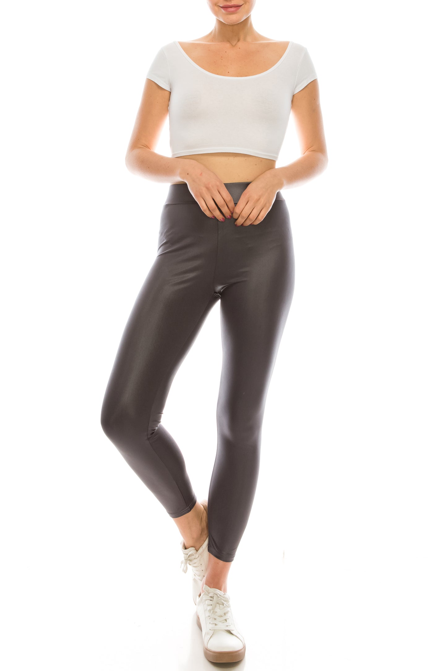 Vegan Leather Leggings