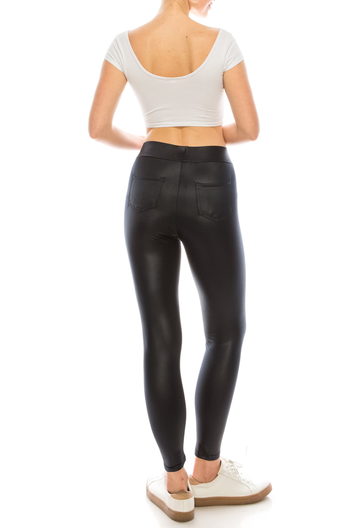 Vegan Leather Leggings