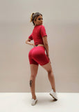 T-shirt and Biker Shorts Set