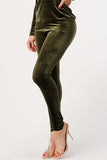 Velvet Full Sleeve with Leggings - DSP