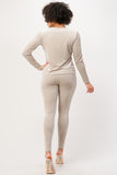 Velvet Full Sleeve with Leggings - DSP