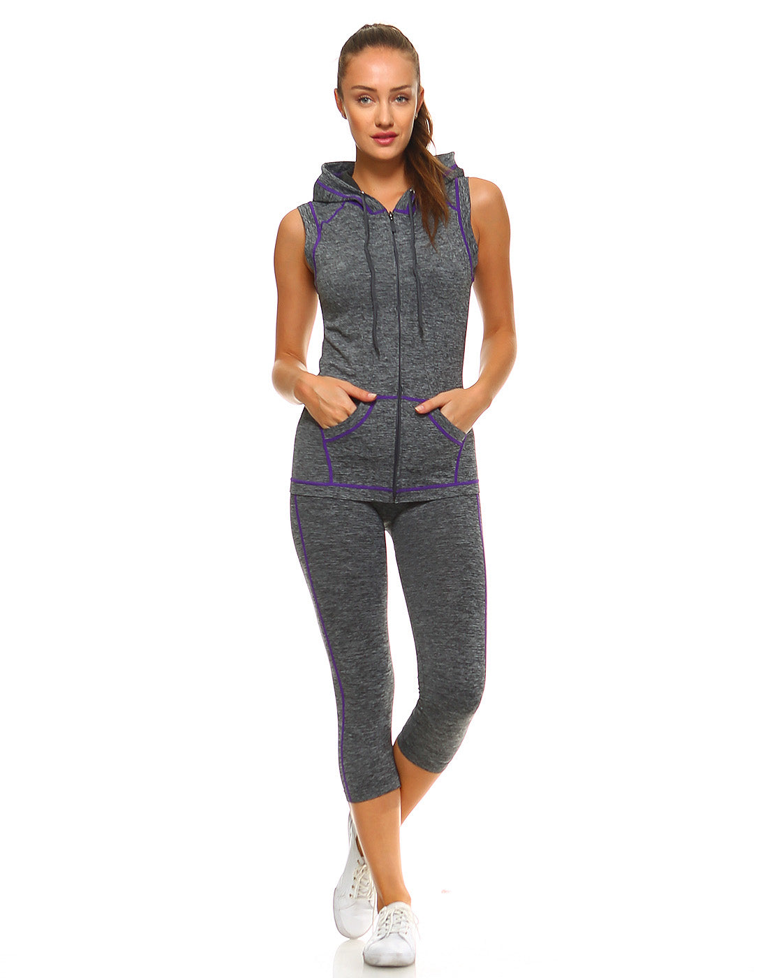 Zip Up Activewear Set