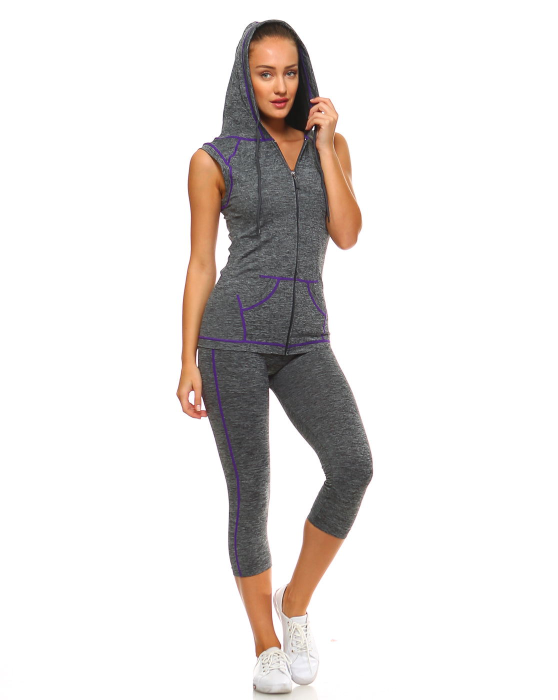 Zip Up Activewear Set