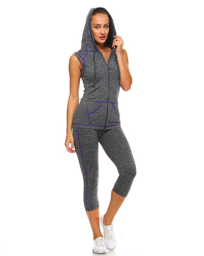 Zip Up Activewear Set