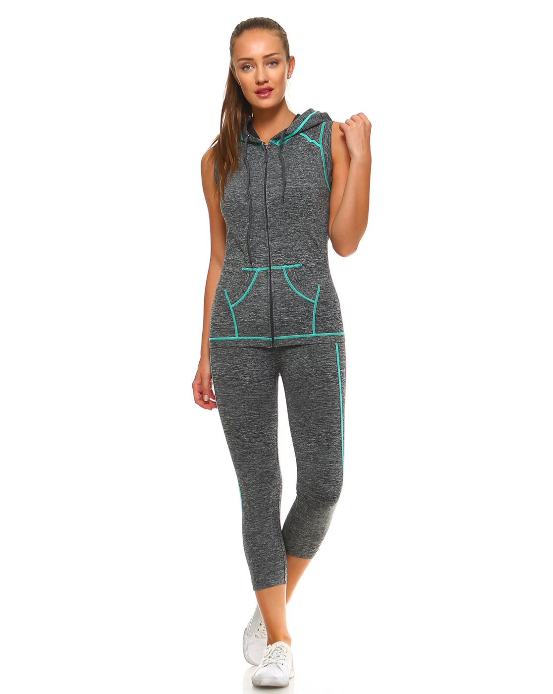 Zip Up Activewear Set