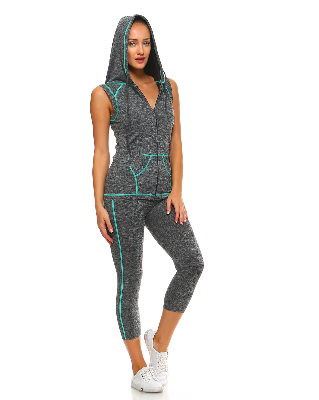 Zip Up Activewear Set