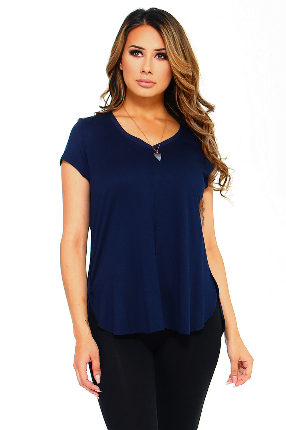 V Neck Top-5002A