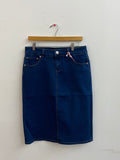 Mid-Length Jean skirt- MF104SSK
