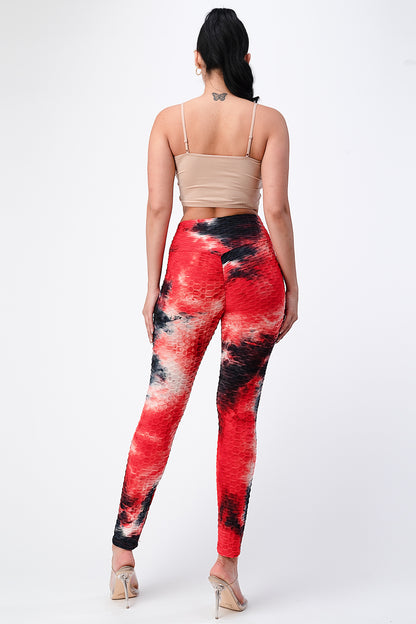 Tie-Dye Bubble Leggings