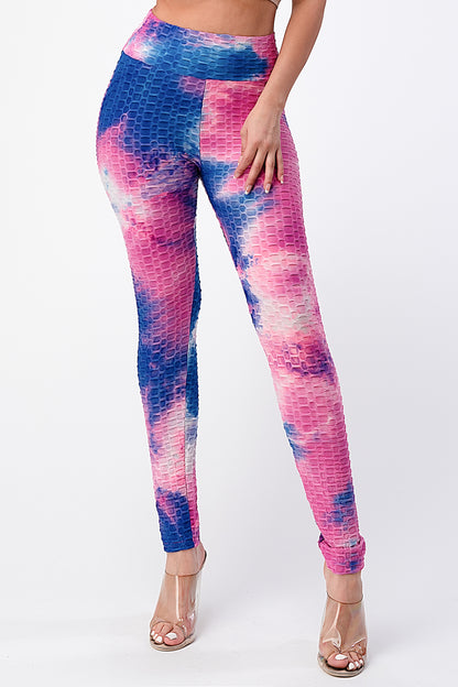 Tie-Dye Bubble Leggings