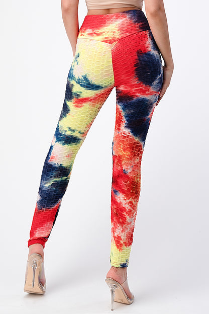 Tie-Dye Bubble Leggings