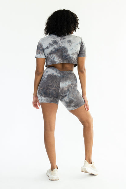 Ultra Crop Top with Biker Short Set