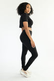 Ruched Leggings with Crop Top