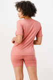 V-Neck Biker Shorts Set - DSP