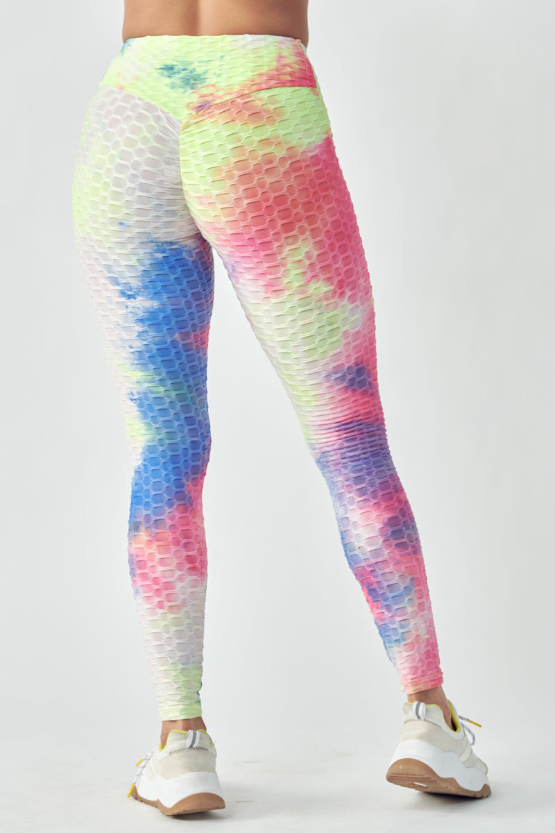 Tie-Dye Bubble Leggings