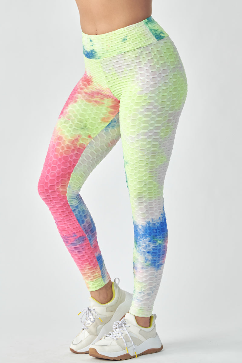 Tie-Dye Bubble Leggings